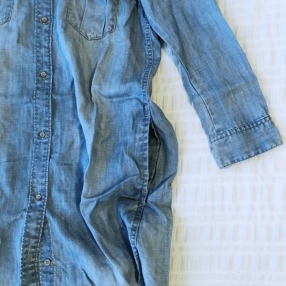 H&M Blue Denim Shirt Dress - Picture 2 of 3